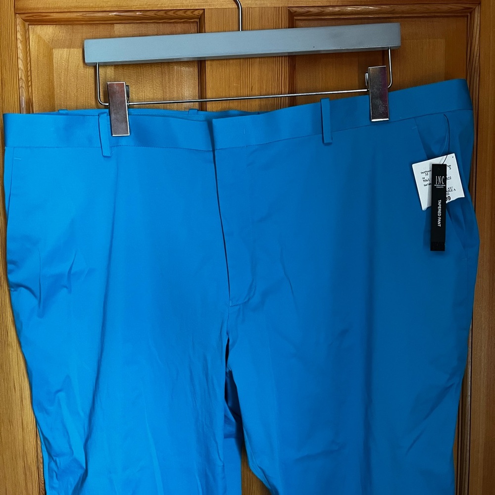 Men’s INC turquoise blue dress pants sz 40